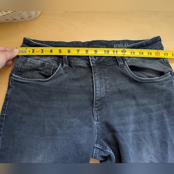 RAW Foundation Mile End Jeans Pants For Men Size 31 Gray Black Stretch Regular - Picture 10 of 12